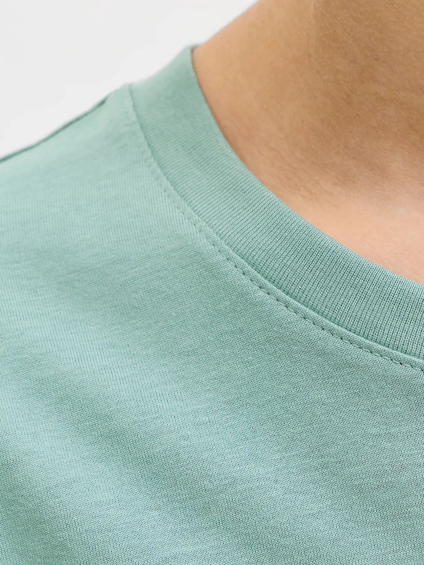Jack & Jones Junior Bio-T-Shirt mit Pigmentprint (Mineral Blue)