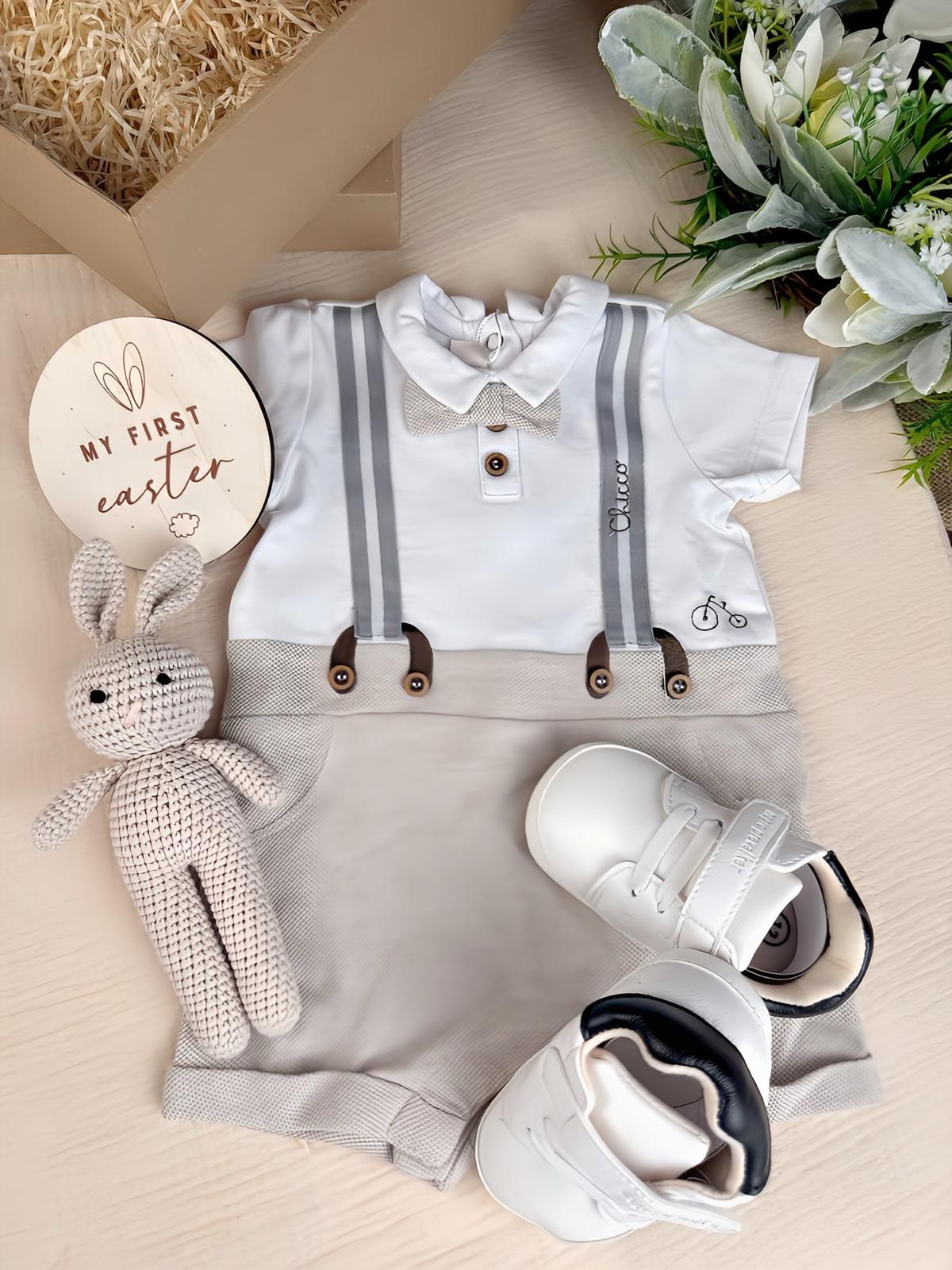 Chicco Geschenkset für Jungen – „My First Easter“ (Größe 50)