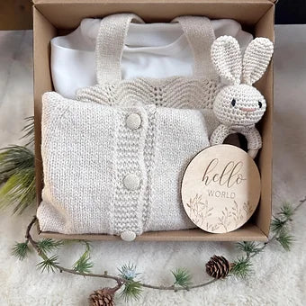 Poklon paket-"Hello World" - Premium Baby Set Nipperland (56-80) - Šaramondo
