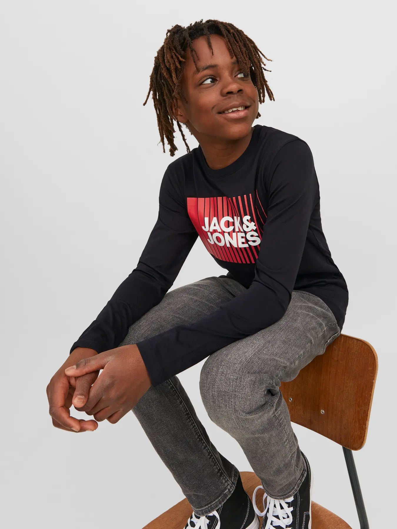 Jack&Jones Langarmhemd JJECORP (BIS ZU GRÖSSE 16 G)