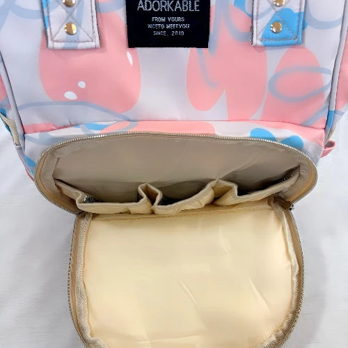 Rucksack für Mütter mit Thermo-Fächern für Babyflaschen