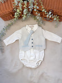 Svečani kompletić za dječake (3-18 mjeseci) – Elegantna kombinacija