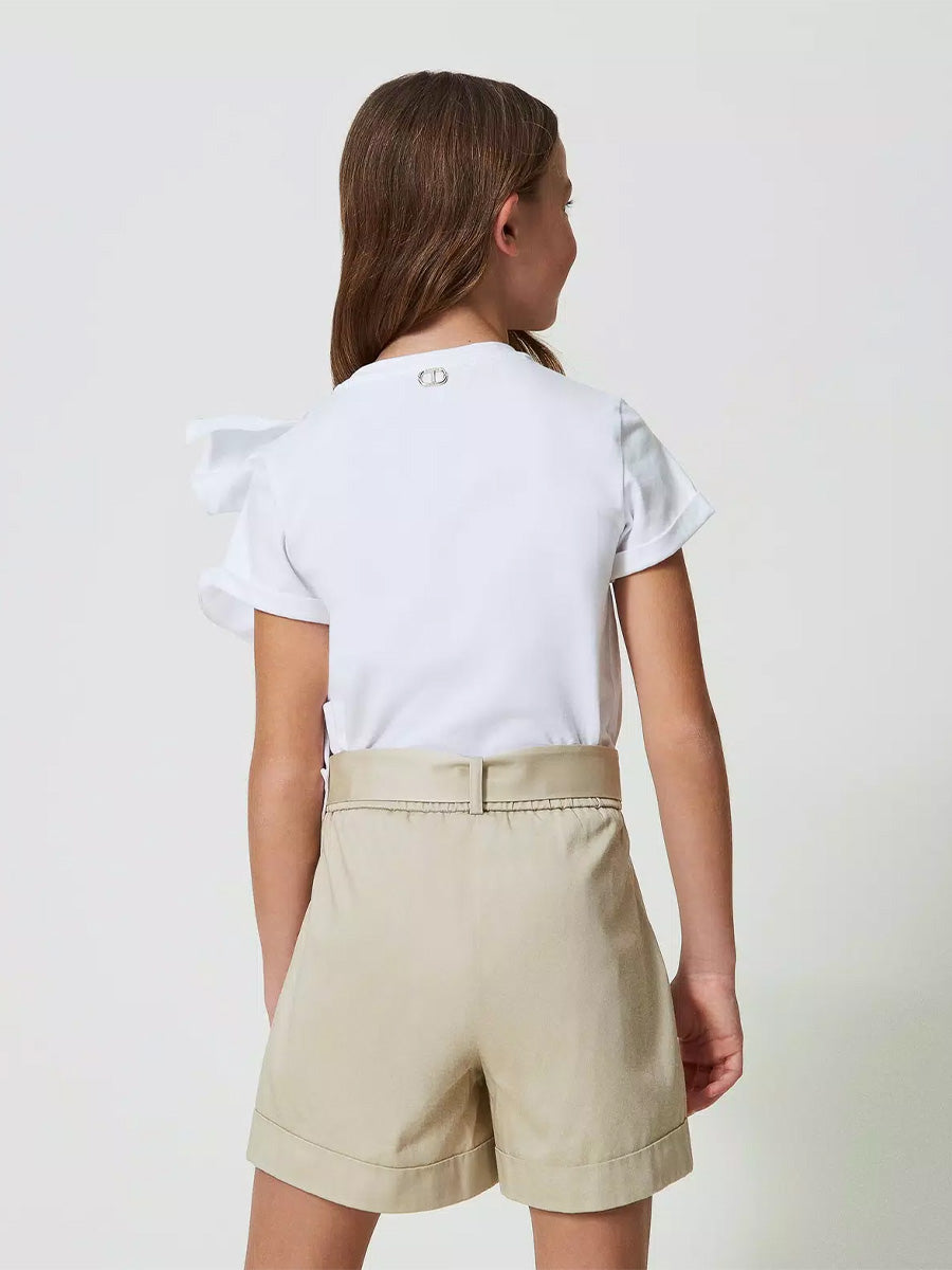 TWINSET MILANO - Ekskluzivni, rastezljivi pamučni Shirt I 100%