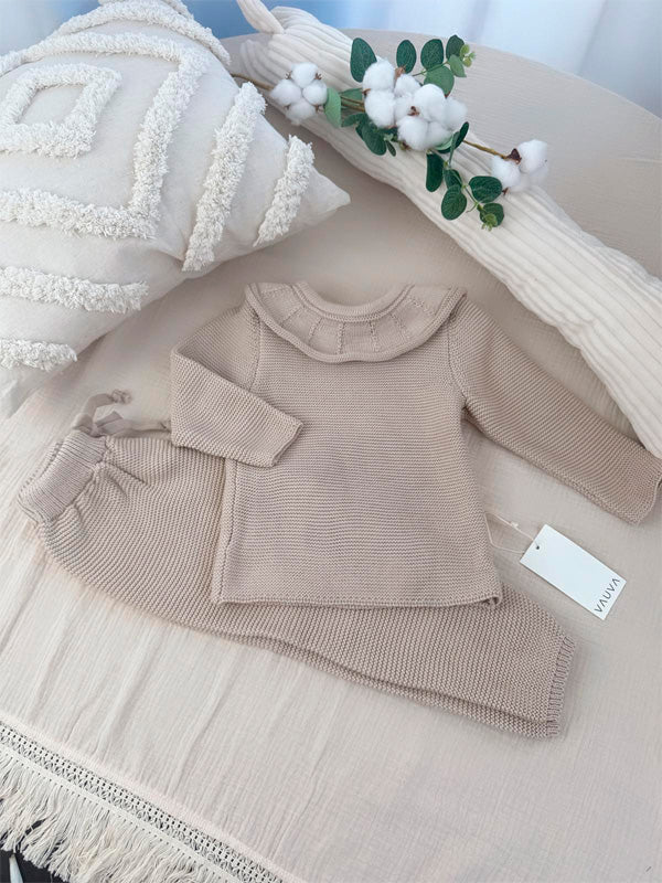 VAUVA Strickset – Eleganz in Rosa und Beige