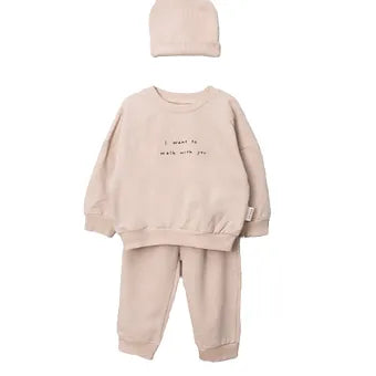 VAUVA children's tracksuit made of organic cotton - Pants, T-shirt and cap