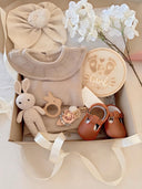 Vauva ekskluzivni poklon set "Zeko Elegance" – 100% pamuk i bezvremenski stil (veličina: 74-80)