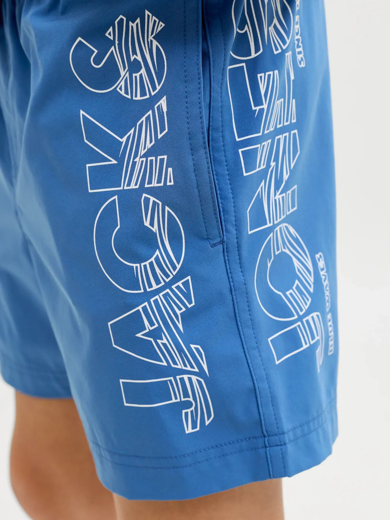 Jack & Jones Junior – Badeshorts (Blau)