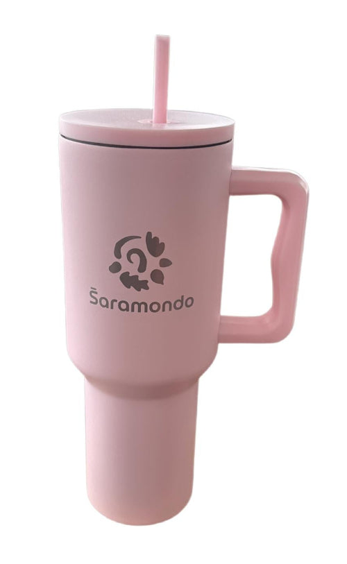 Thermoses with handle and straw - Šaramondo