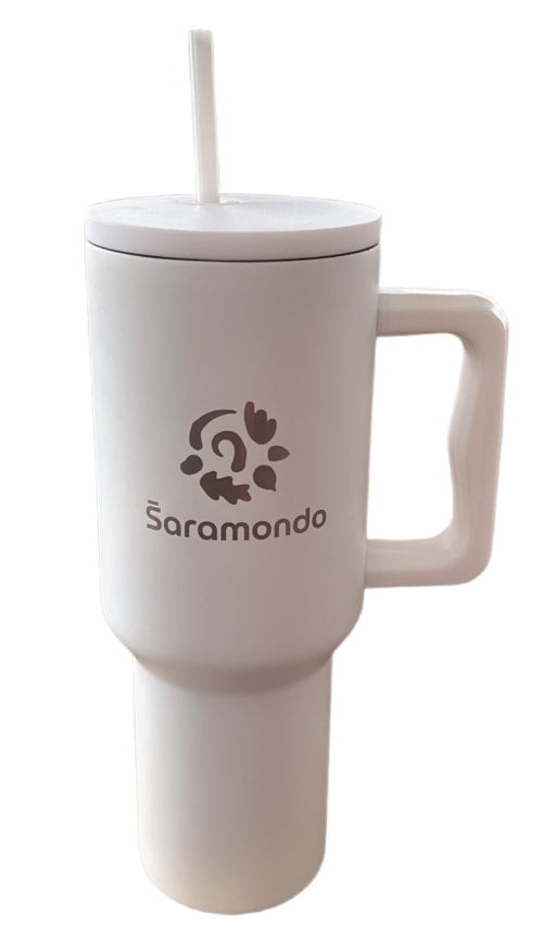 Thermoses with handle and straw - Šaramondo