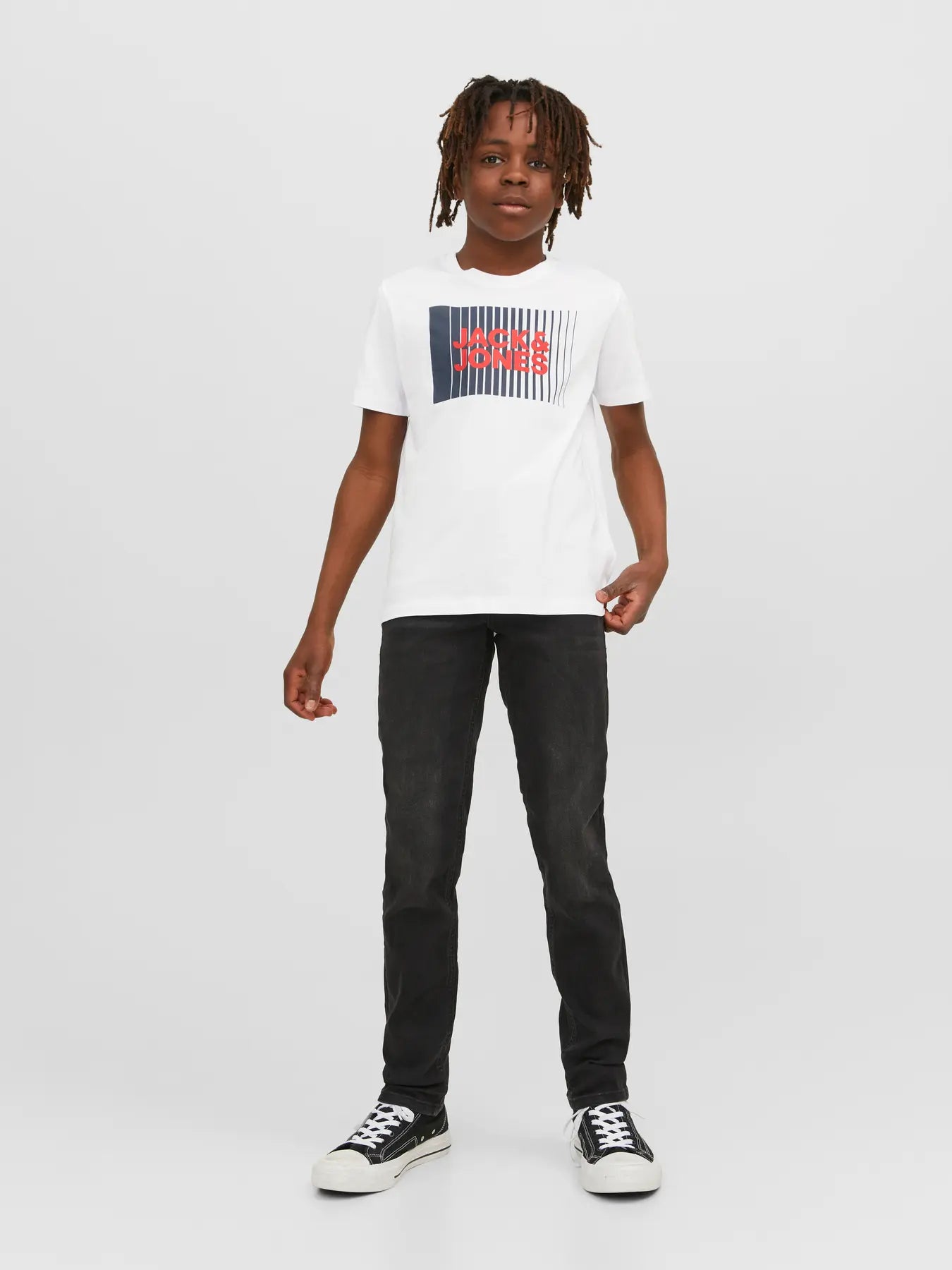 JACK&JONES JUNIOR JJECORP Logo – Kurzarm-T-Shirt für Kinder (Normale Passform)
