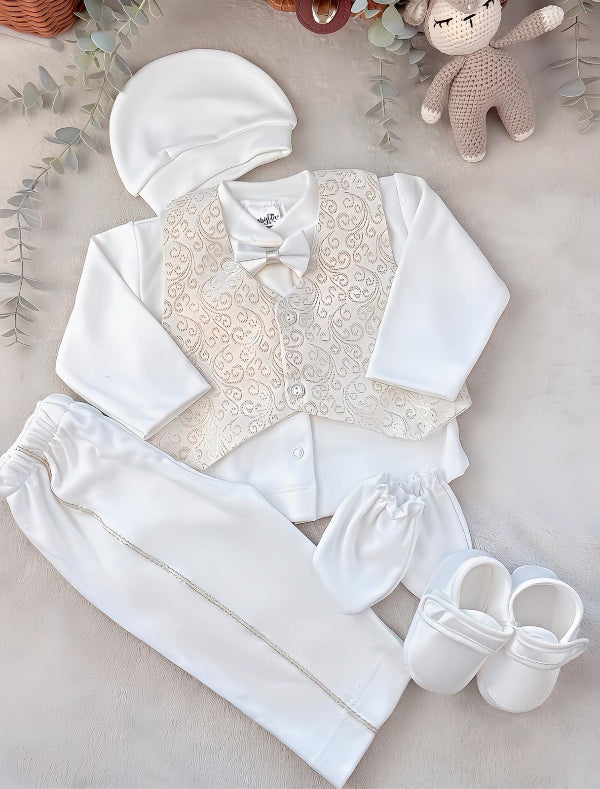 Festive set for the baptism ceremony – for boys, 0-3 months
