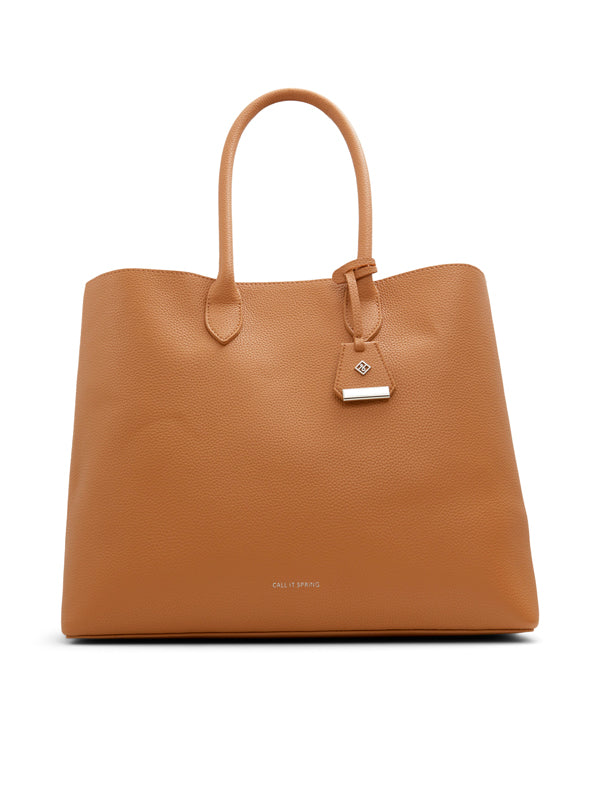 Call It Spring "Calodar" classic shopper bag – dark beige