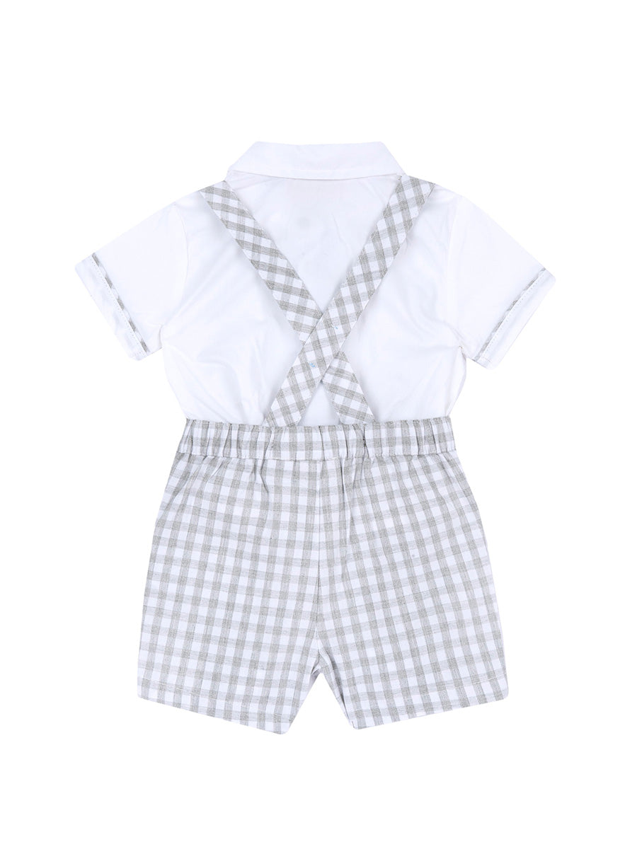 CHICCO SET 2-TLG. – HEMD + KURZE HOSE MIT TRÄGERN