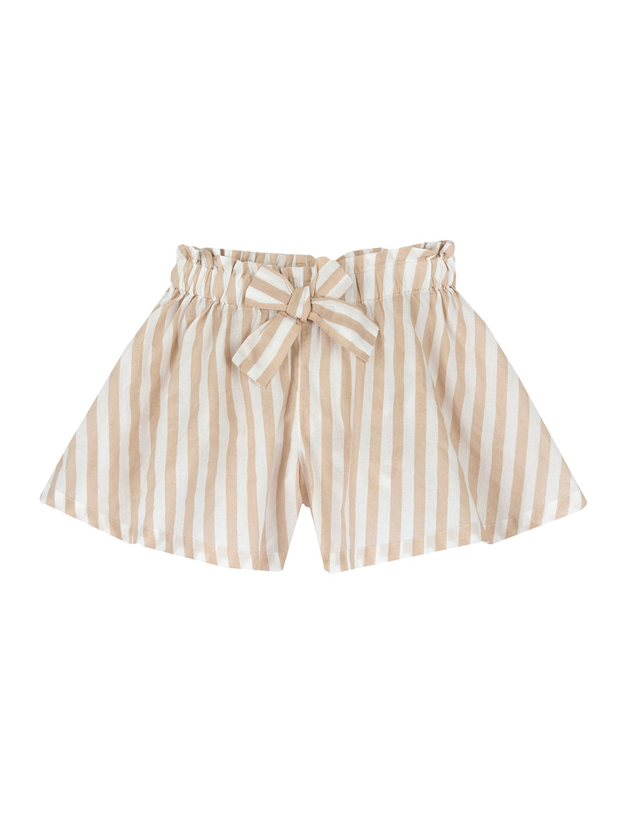 CHICCO SHORTS — NATURAL STRIPED