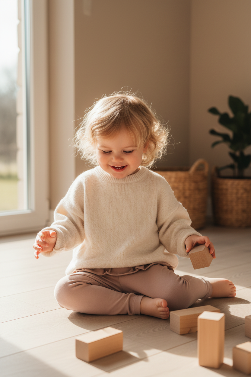 VAUVA Kinderleggings mit Rüschen - 1-6 Jahre