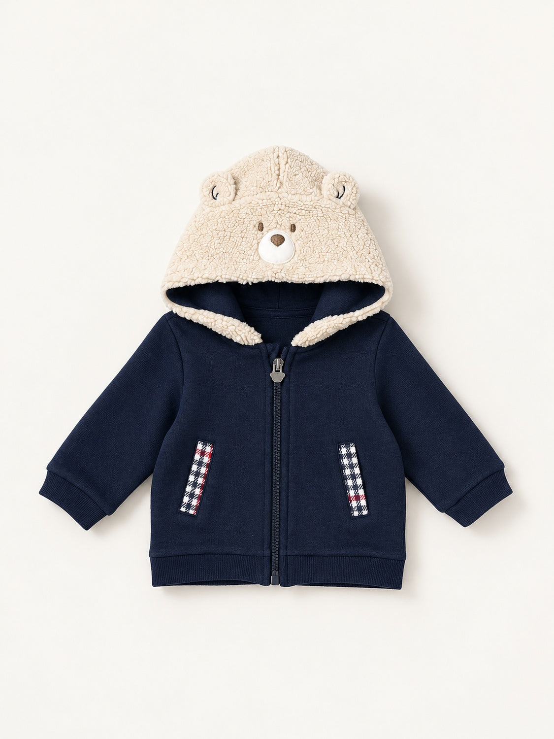 Chicco Baby-Strickjacke mit Kapuze – 100 % Baumwolle