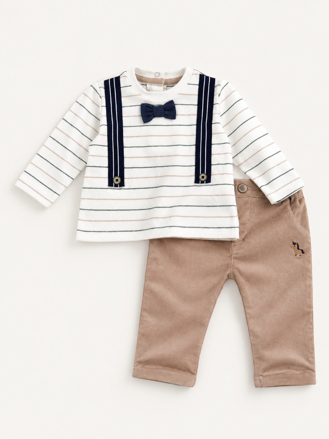 Chicco Festliches Set mit Hemd, Fliege und Hose