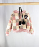 Dječji set s krznenim puloverom i suknjom od tila - Šaramondo