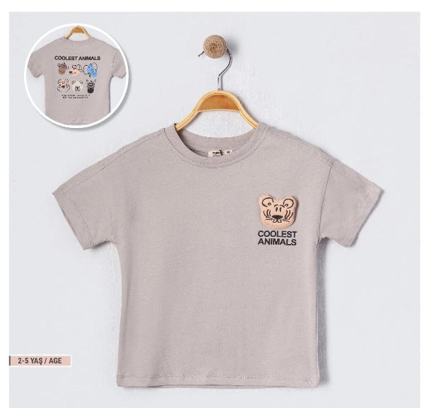 T-Shirt "Coolest Animals" - 100% Baumwolle