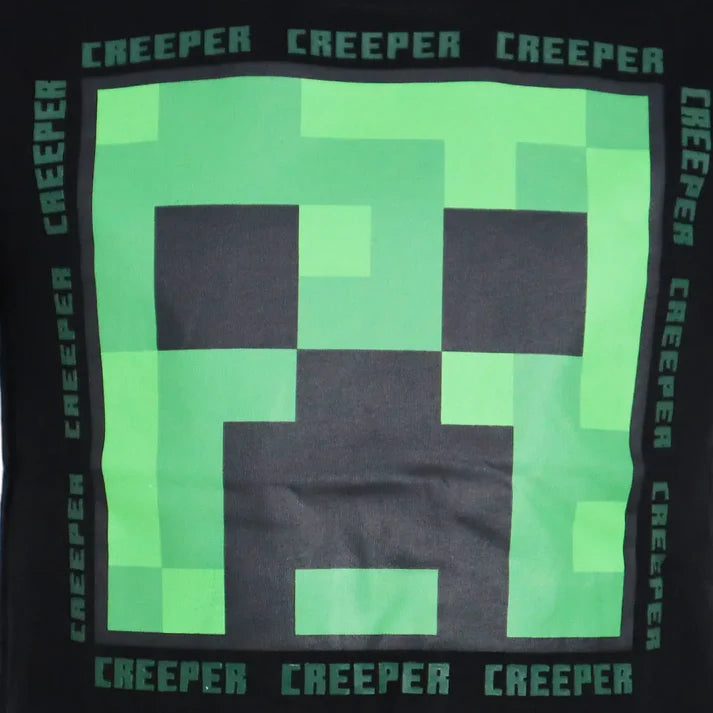 Minecraft-Kurzarm-T-Shirt für Jungen, 100 % Baumwolle