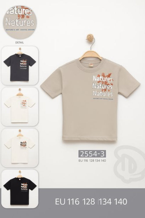 Children's T-shirt "Natures" – 100% cotton | EU sizes 116–134