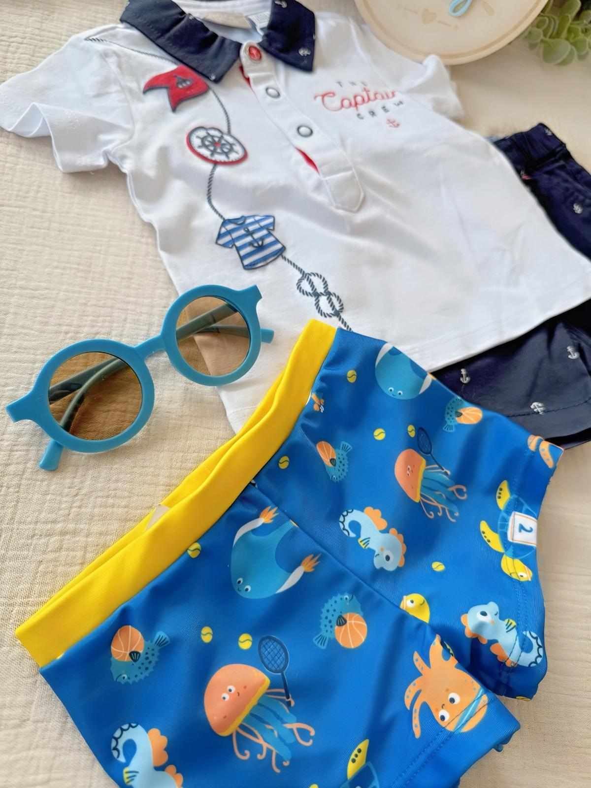 Poklon set za dječaka – “Captain Crew” Baby Gift Box (Veličina 62)