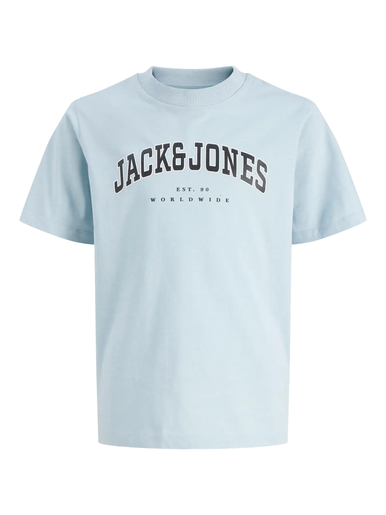 Jack & Jones Junior Print T-Shirt aus gekämmter Baumwolle mit kurzen Ärmeln