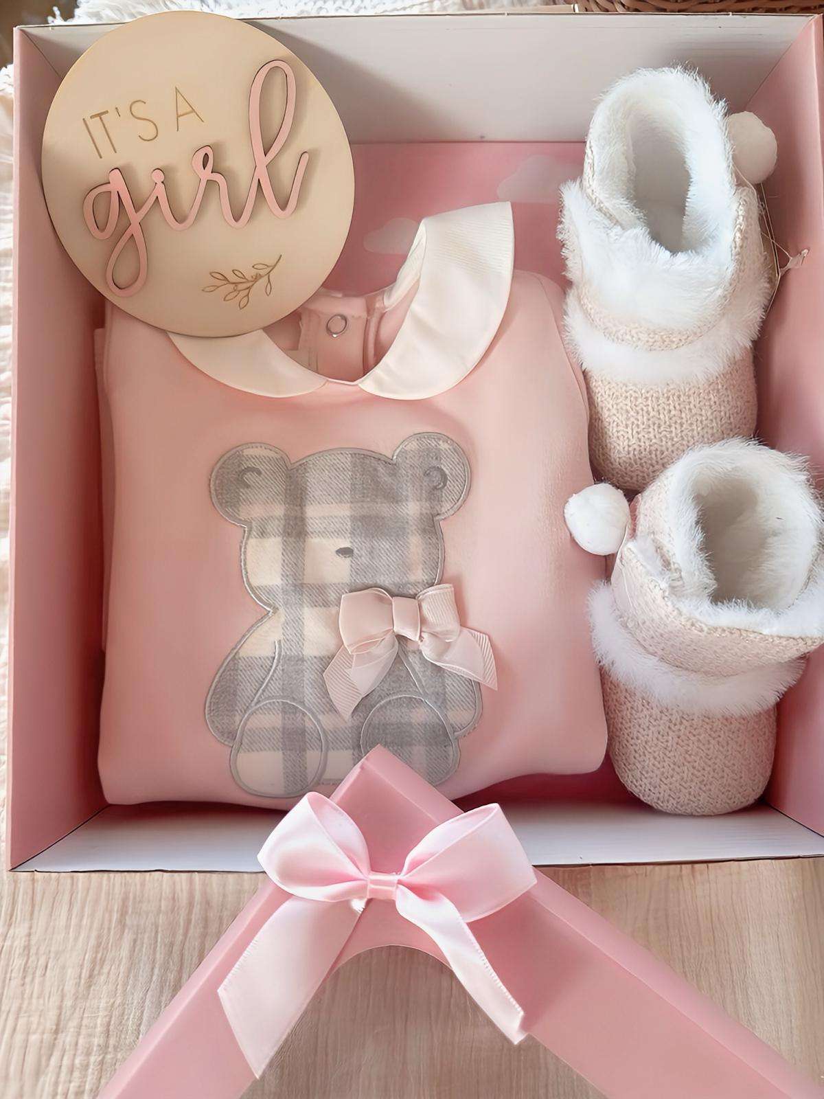 Chicco Baby Elegance – Poklon Set s Haljinicom i Gležnjačama