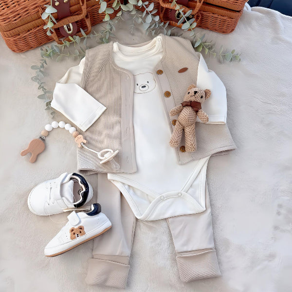 Exclusive gift set for babies "Medo" – elegance and practicality in one