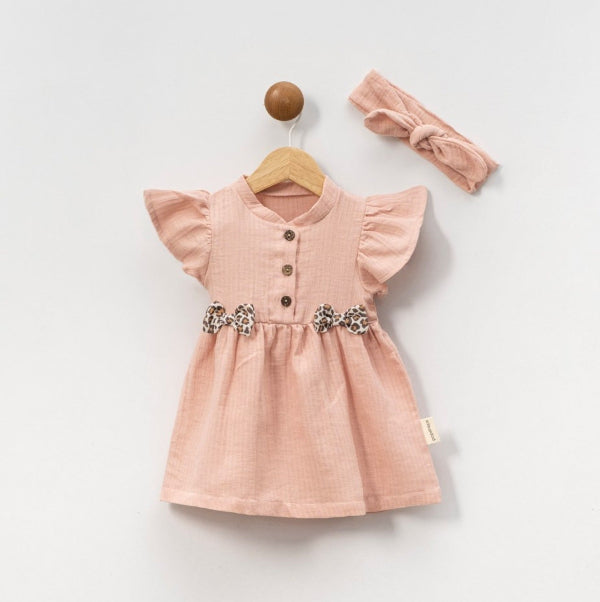 POPSHOPS Kleid mit Schleife (3-18 Monate)
