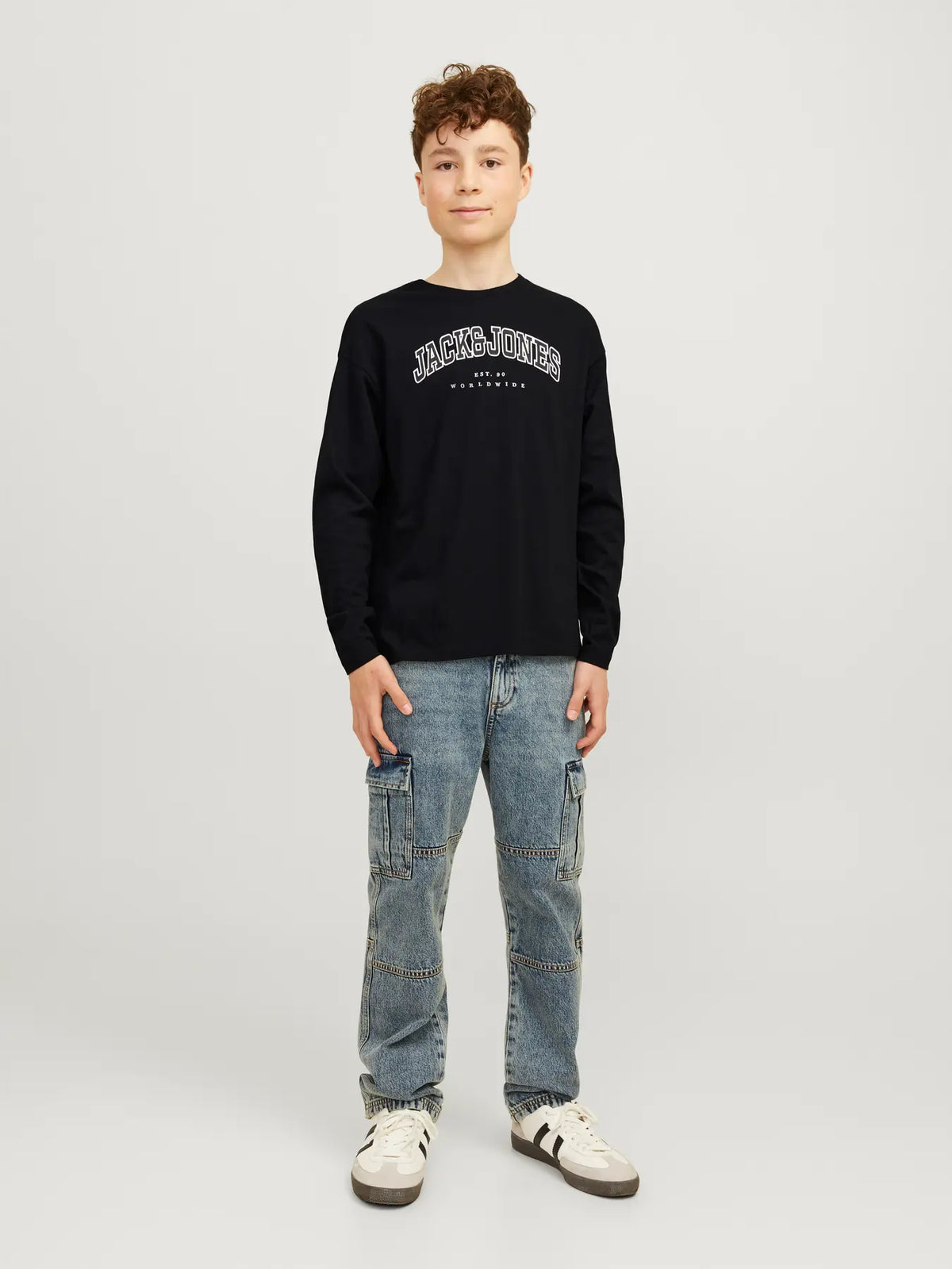 JACK&JONES JUNIOR JJECALEB – dječja majica dugih rukava