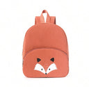 Kinderrucksack aus gerippter Baumwolle – verspielte Tiermotive
