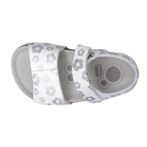Kindersandalen mit Blumenmuster, Marke Chicco