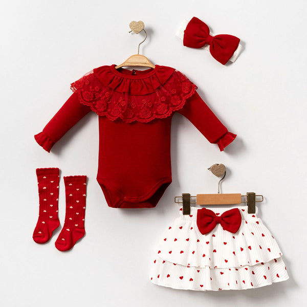 Festliches Babyset (3–12 Monate)