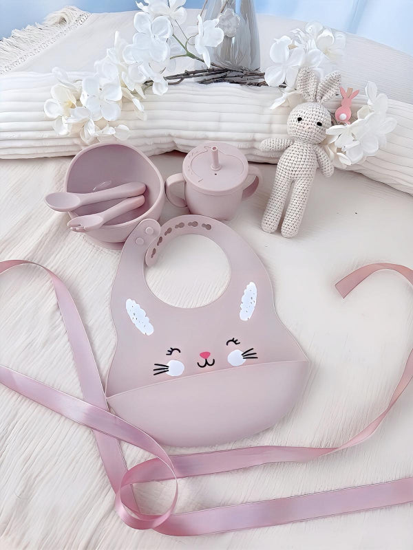 Silicone feeding set in a gift box - the perfect gift for little gourmets