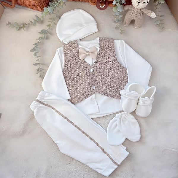 Festive set for the baptism ceremony – for boys, 0-3 months