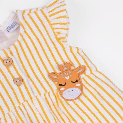 Chicco Children's sleeveless dress with giraffe motif