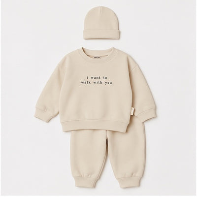 VAUVA children's tracksuit made of organic cotton - Pants, T-shirt and cap