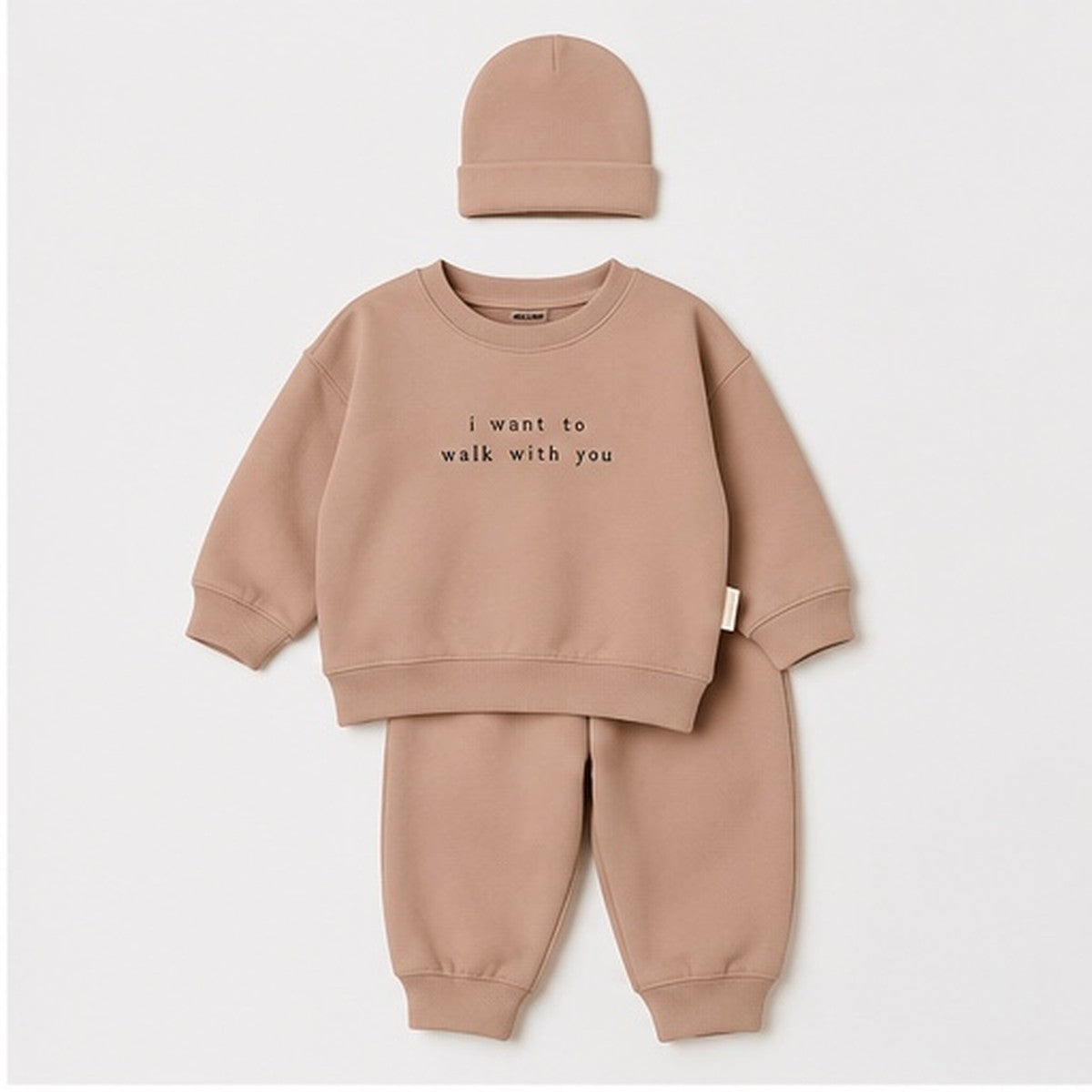VAUVA children's tracksuit made of organic cotton - Pants, T-shirt and cap