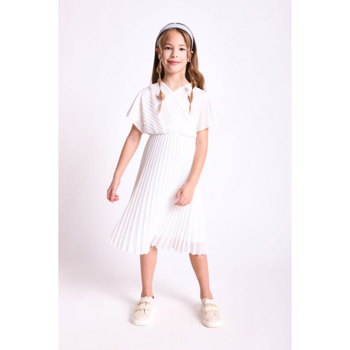 DIXIE - white elegant dress