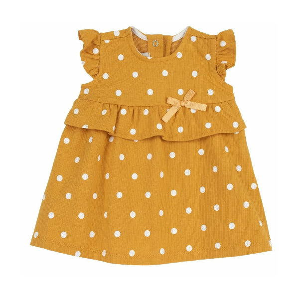 Chicco dress with dots and bow