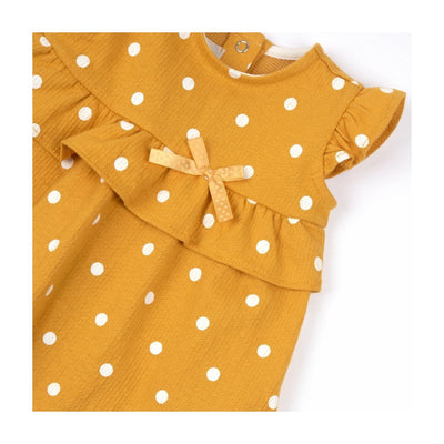 Chicco Kleid mit Punkten und Schleife