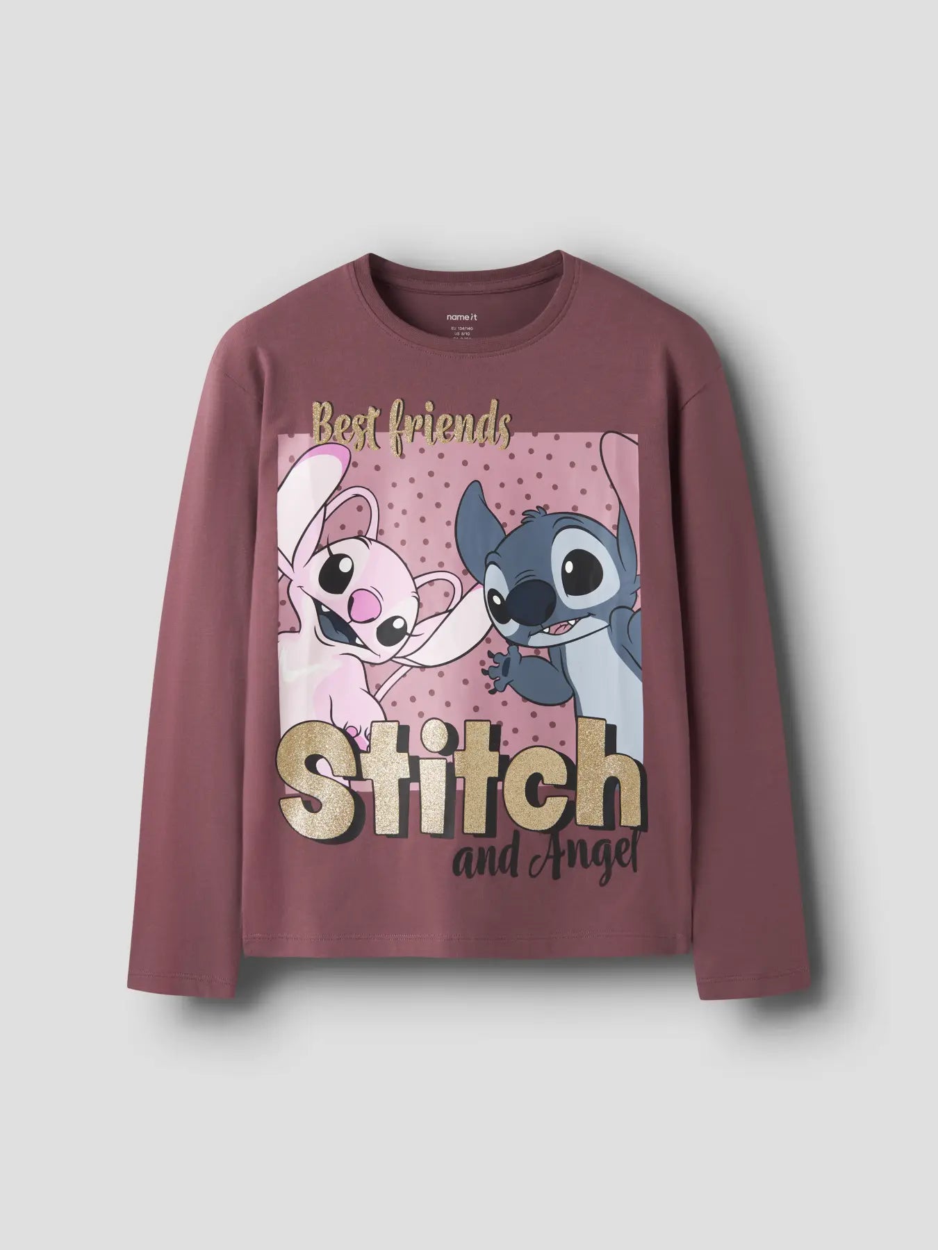 NAME IT dječja majica dugih rukava sa Stitch motivom