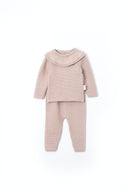 VAUVA knitted set – pink and beige elegance
