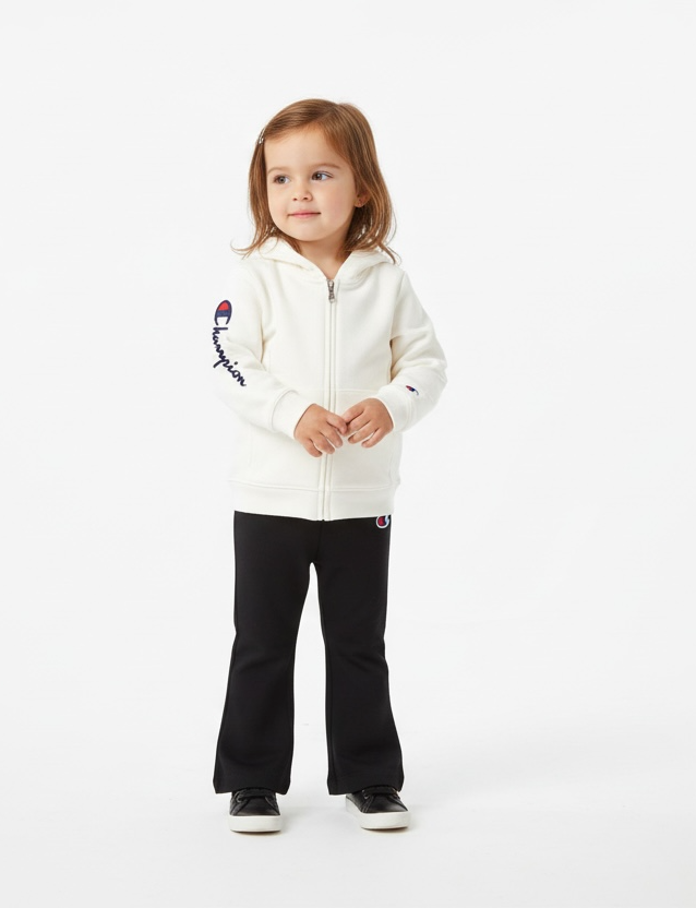 Champion SET SCRIPT SHOP – Kinder-Trainingsanzug (Kapuzenpullover + Hose)