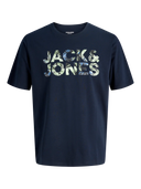 Jack & Jones Junior Bio-T-Shirt mit Pigmentprint (Sky Captain)