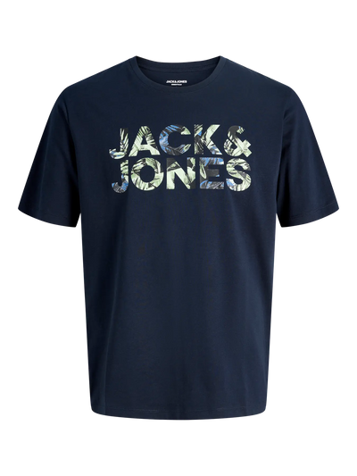 Jack & Jones Junior Bio-T-Shirt mit Pigmentprint (Sky Captain)