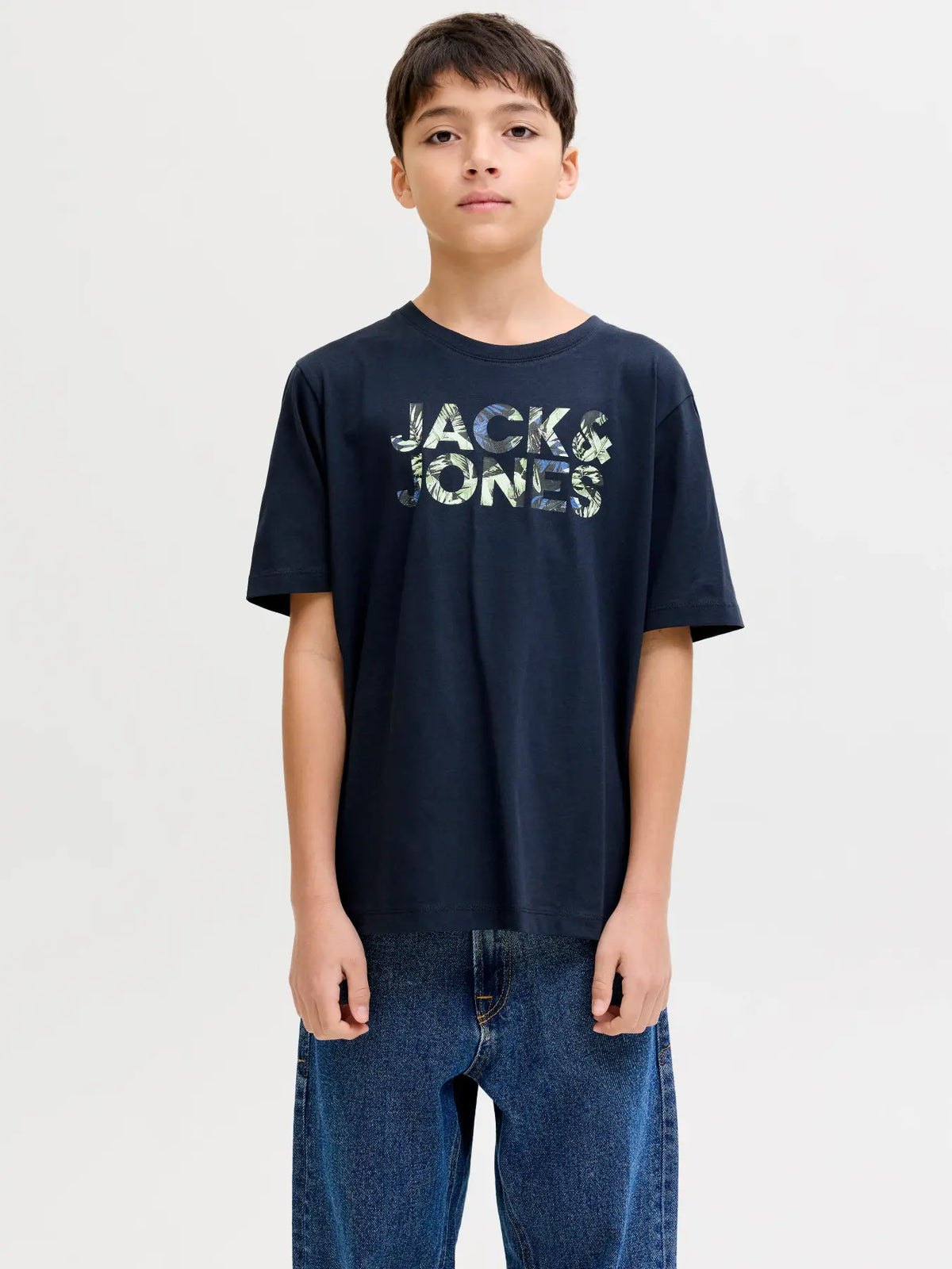 Jack & Jones Junior organska T-shirt majica s pigment printom (sky captain)