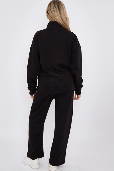 Fleece komplet: 1/2 zip majica i jogger hlače