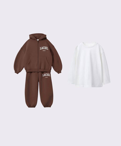 La'ciel Paris Kinder-Trainingsanzug „Winter Club“ – Set